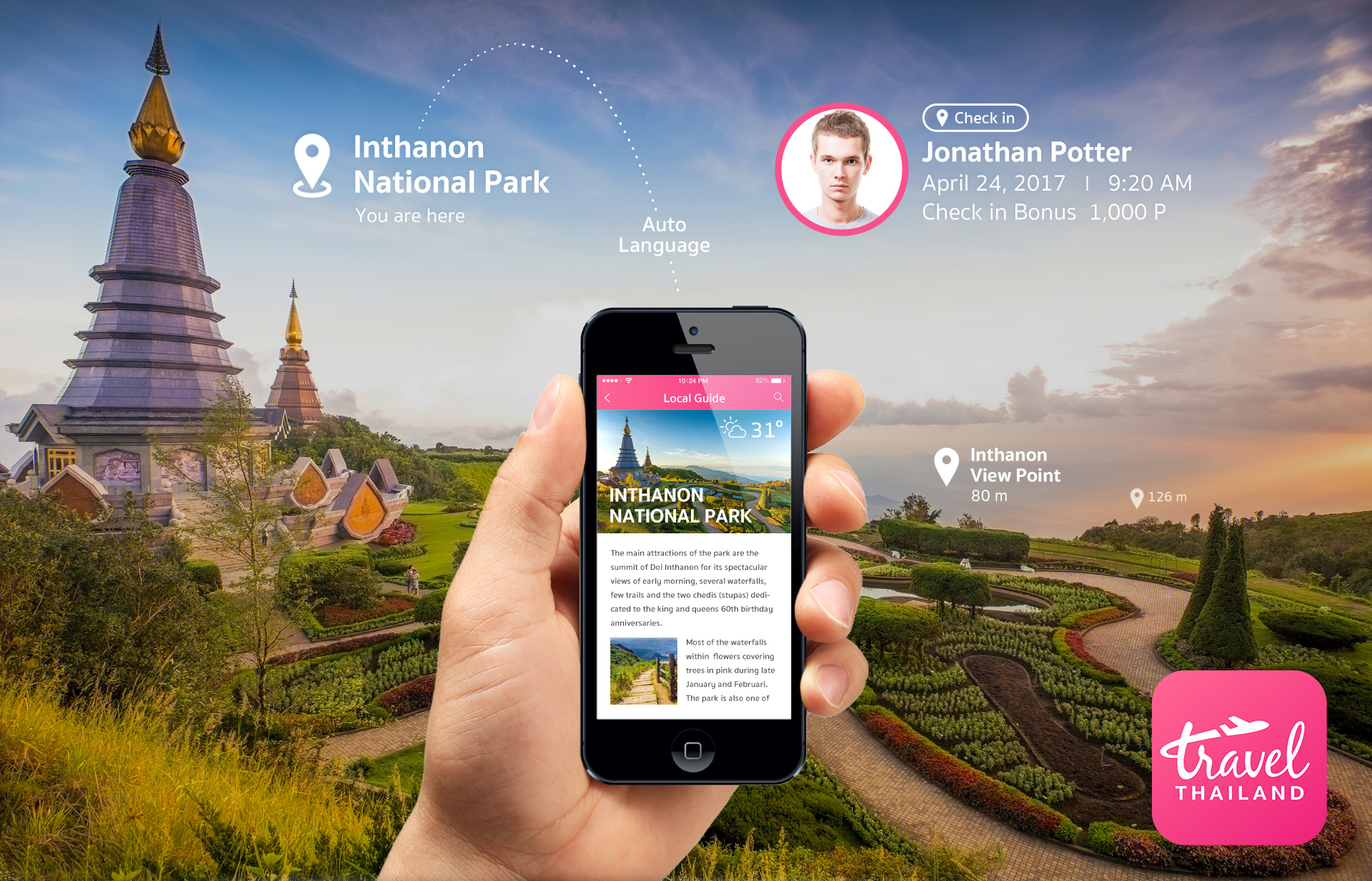 travel app in thailand