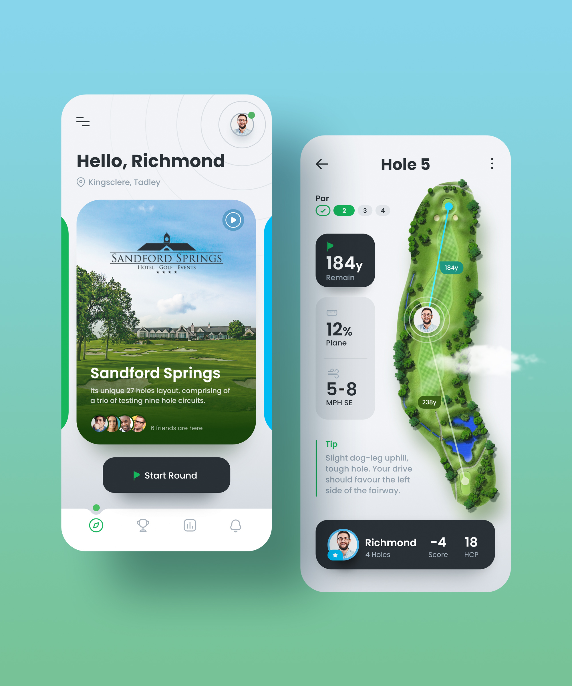 Golf Tracking App